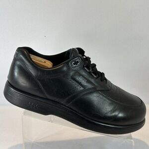 SAS Time Out Men's Sz 12WWW Walking Tripad Comfort Black Leather Orthotic Shoes